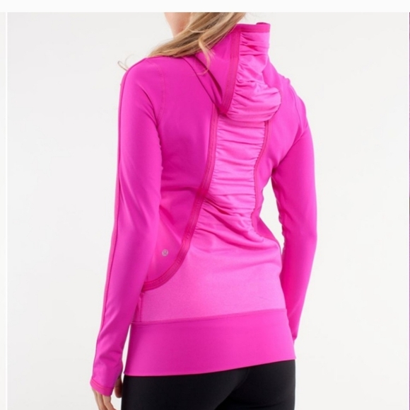 EUC Lululemon Pure Balance Jacket in Paris Pink $118 Size 4 / small - Picture 3 of 16
